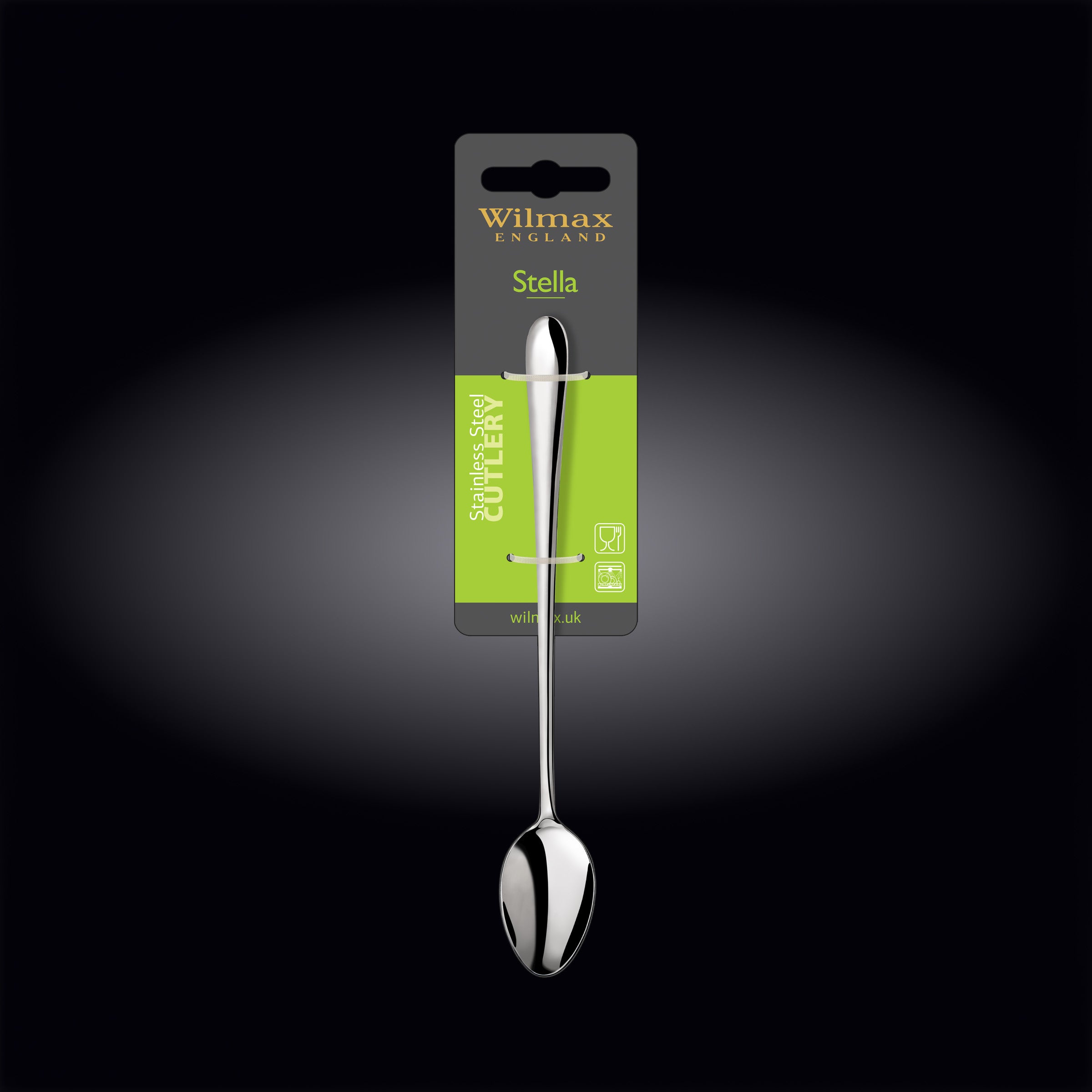Wilmax Cocktail-Löffel 19,5 cm Edelstahl WL-999121/1B