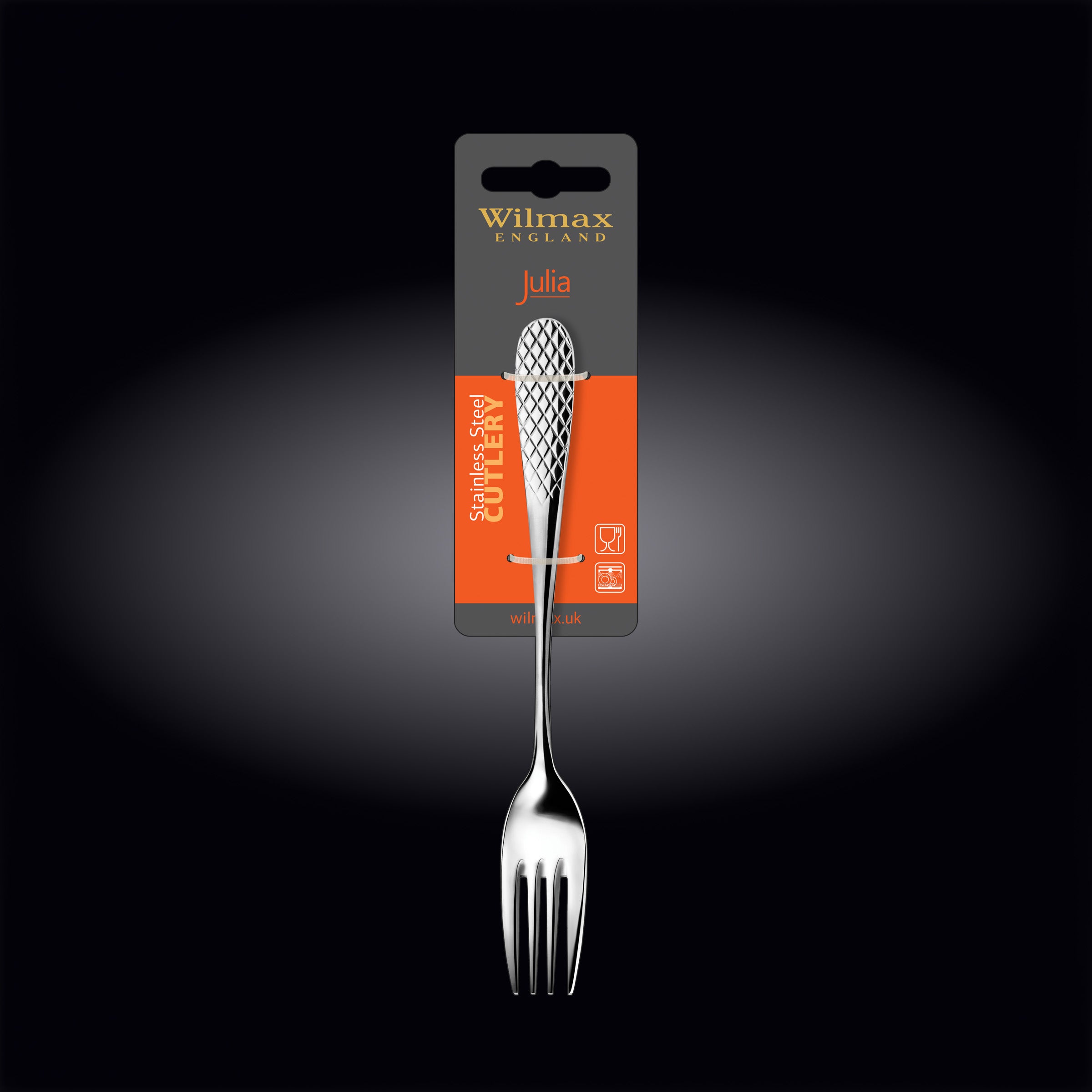 Wilmax Tafelgabel 20 cm Edelstahl 2er Set WL-999201/2B