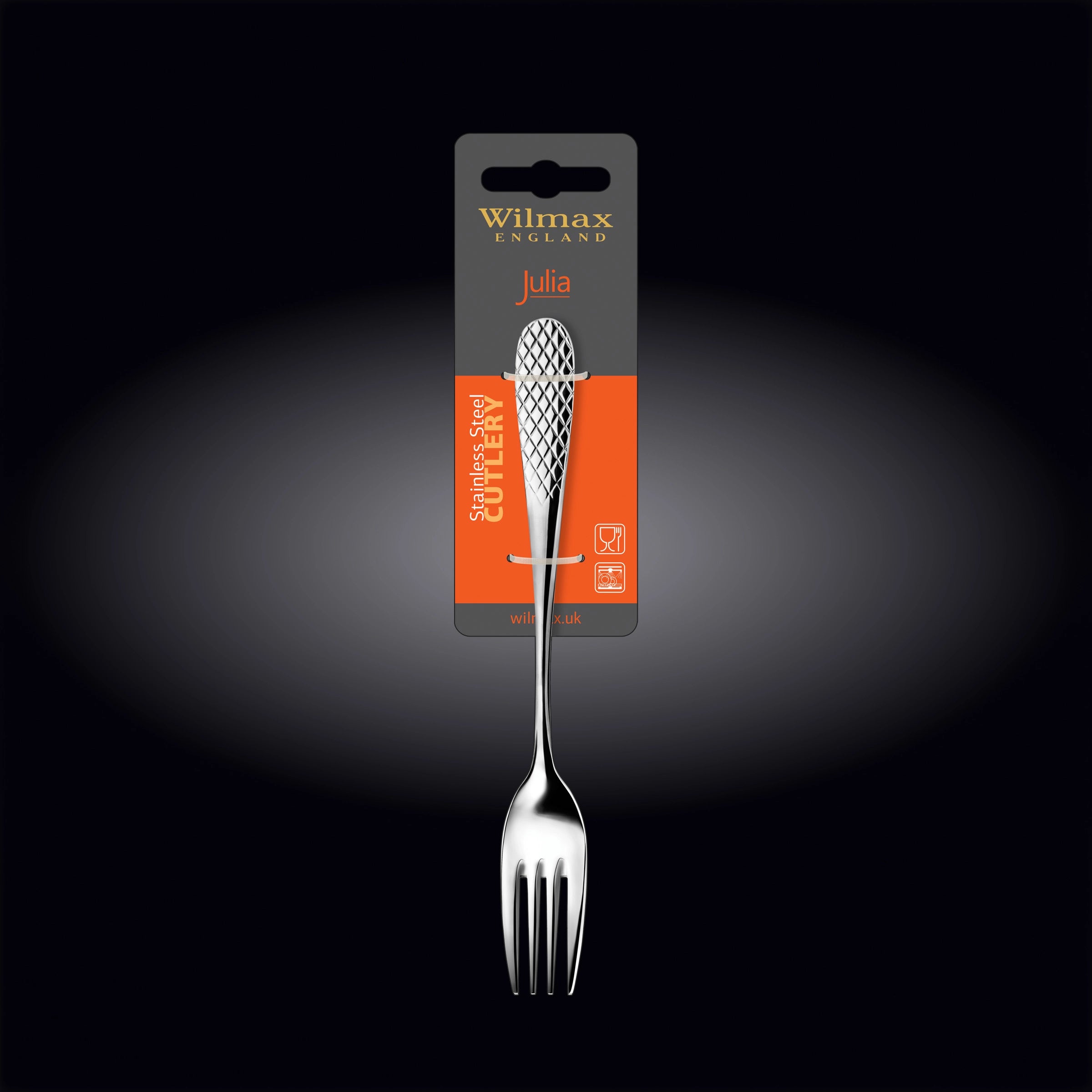 DINNER FORK 20 CM   2 PCS  ON BLISTER PACK