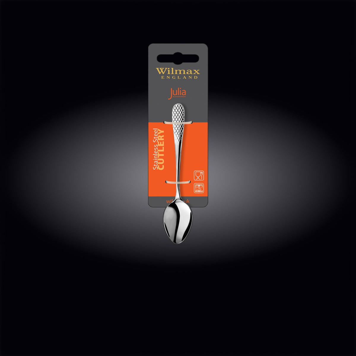 Wilmax Mokkalöffel 11,5 cm 6er-Set Silber aus Edelstahl