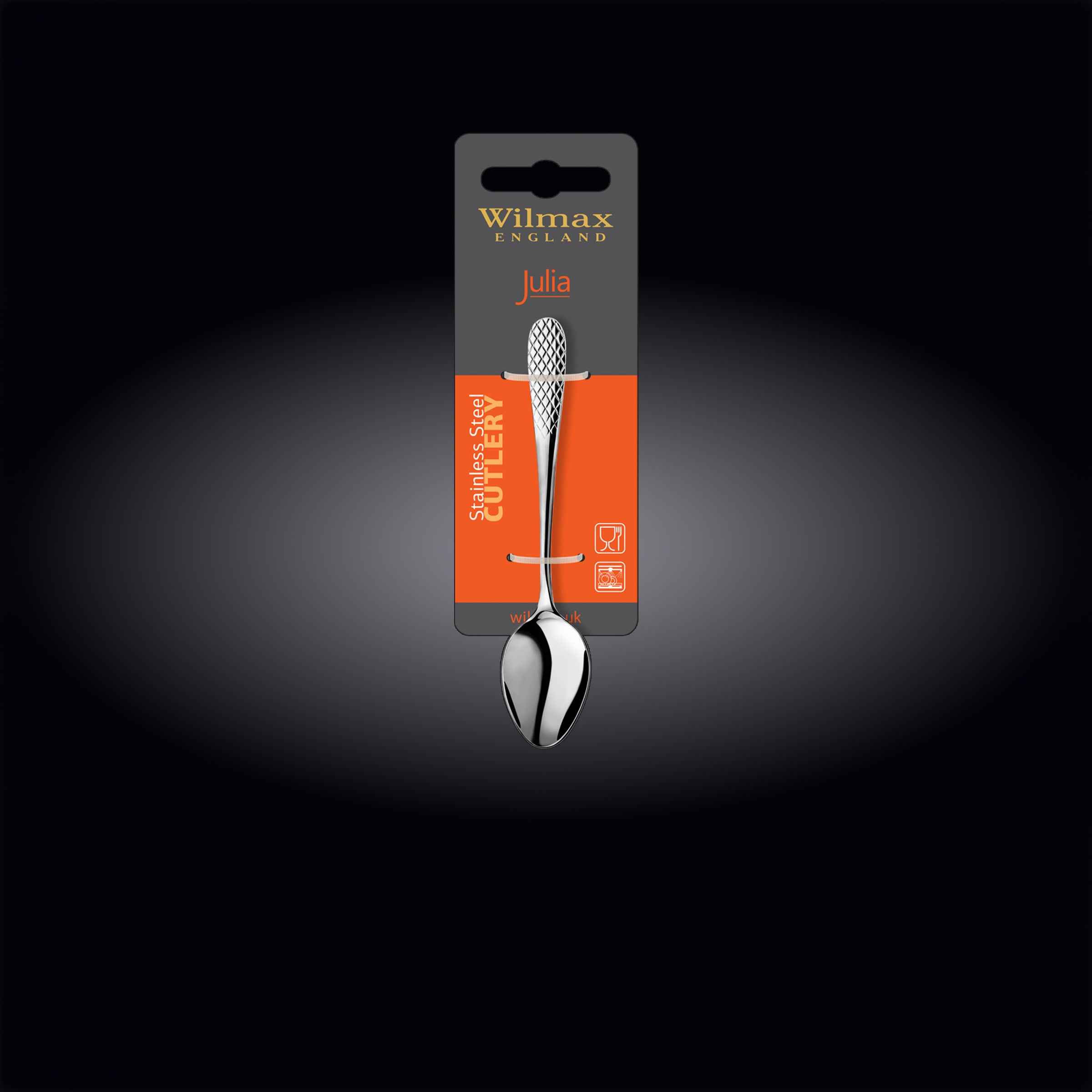 Wilmax Kaffeelöffel 11,5 cm aus Edelstahl, stilvolles Design – WL-999204/A