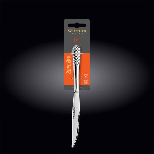 Wilmax Steakmesser 23,5 cm 6er-Set aus Edelstahl