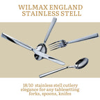 Wilmax Steakmesser 23.5 cm Edelstahl Silber 6er Set WL-999215/1B6