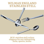 Wilmax Steakmesser 23,5 cm 6er-Set aus Edelstahl