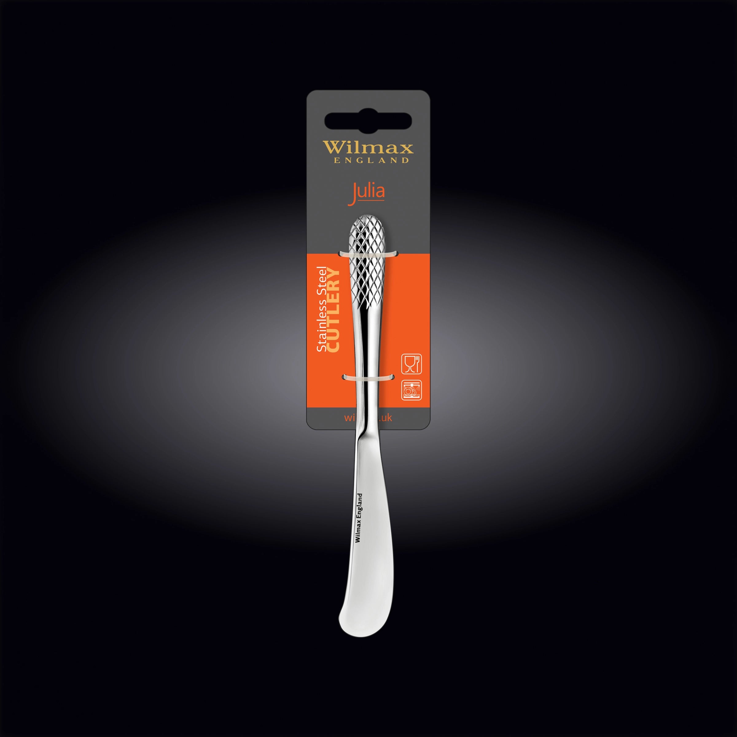 Wilmax Buttermesser 17 cm Edelstahl WL-999216/1B