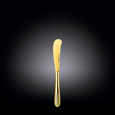 Wilmax Buttermesser 17 cm Edelstahl Gold WL-999247/1B