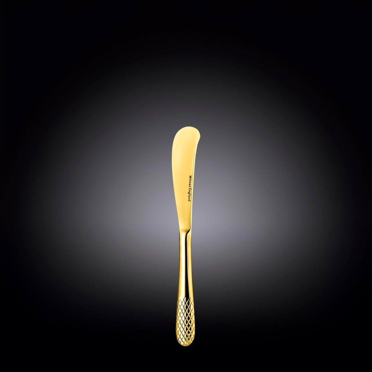 Wilmax Buttermesser 17 cm Gold aus Edelstahl