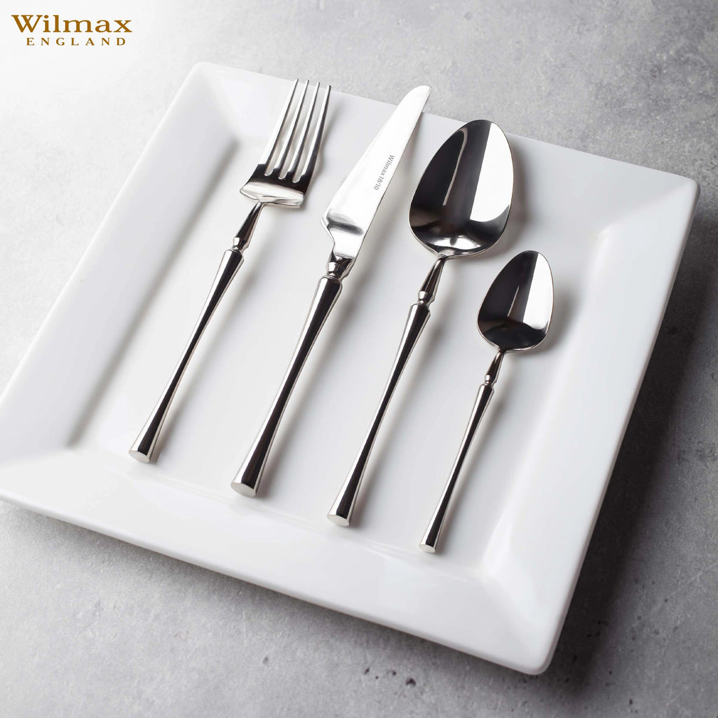 Wilmax Speiseteller 25 x 25 cm aus Porzellan, Weiß WL-991223/A