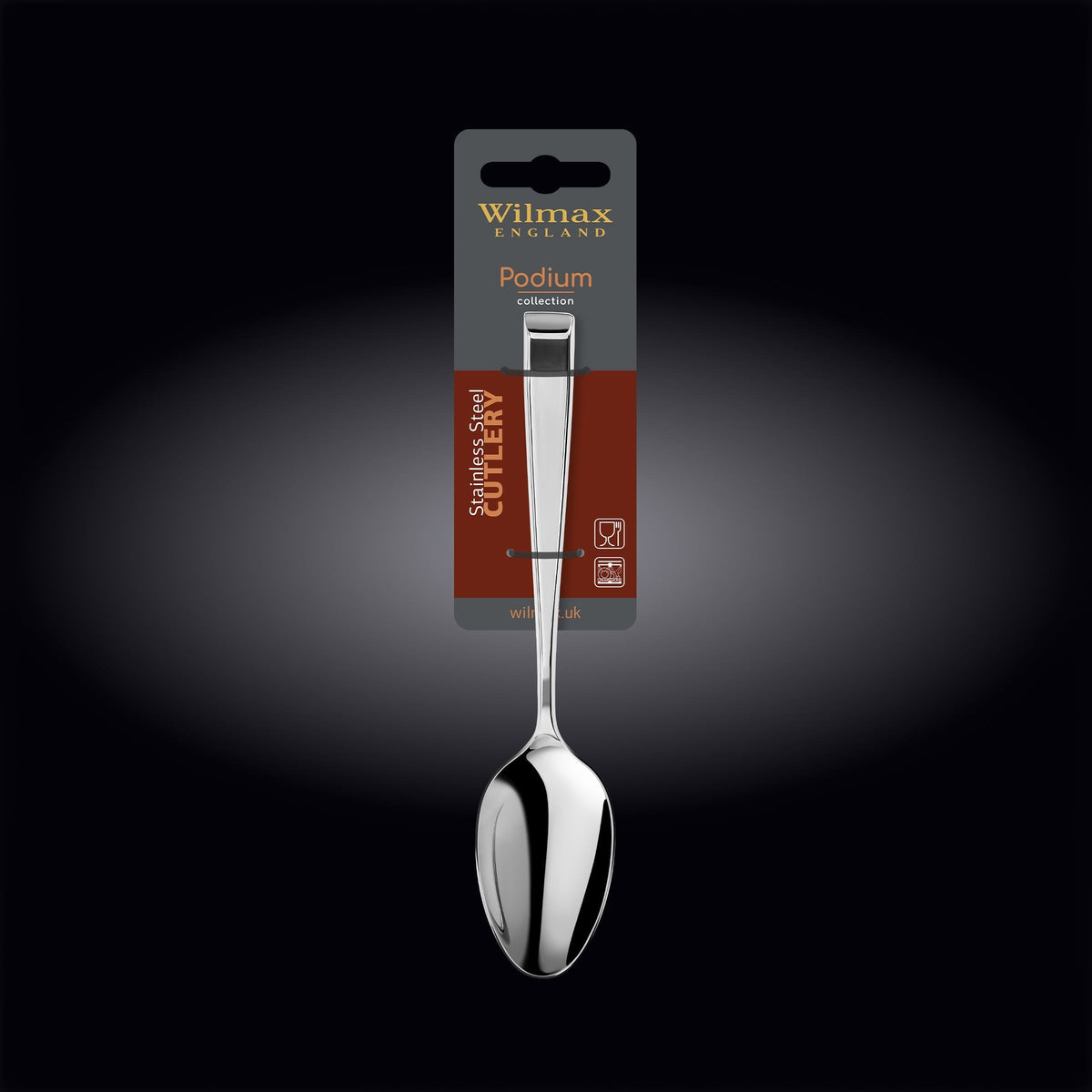 Wilmax Tafellöffel 20,5 cm Silber aus Edelstahl
