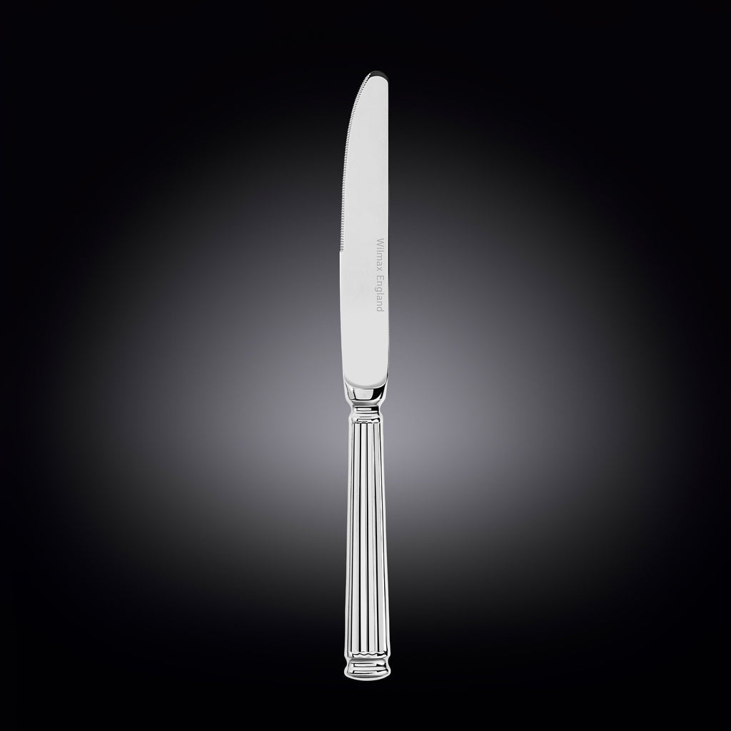 Wilmax Tafelmesser 24 cm Silber aus Edelstahl