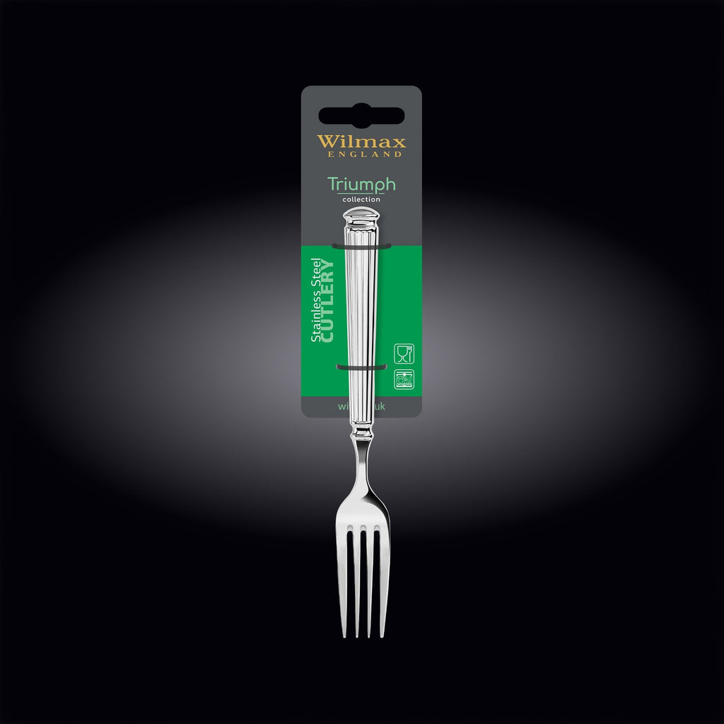 Wilmax Tafelgabel 20 cm Silber aus Edelstahl
