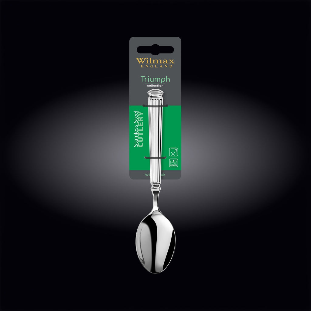 Wilmax Tafellöffel 20 cm Silber aus Edelstahl