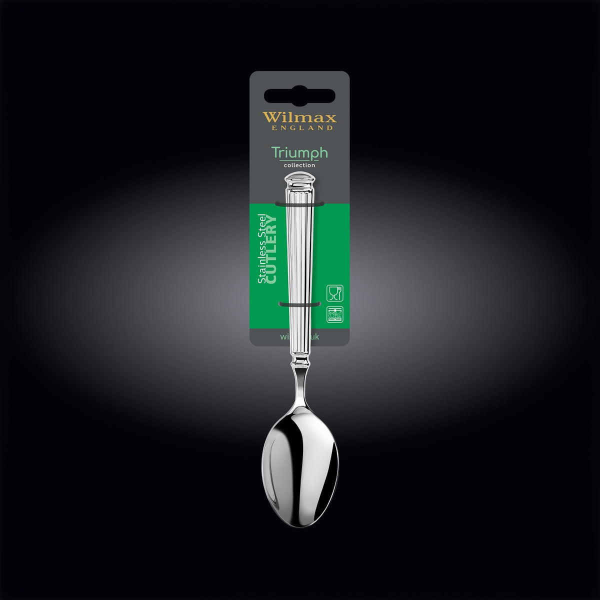Wilmax Tafellöffel 20 cm Silber aus Edelstahl