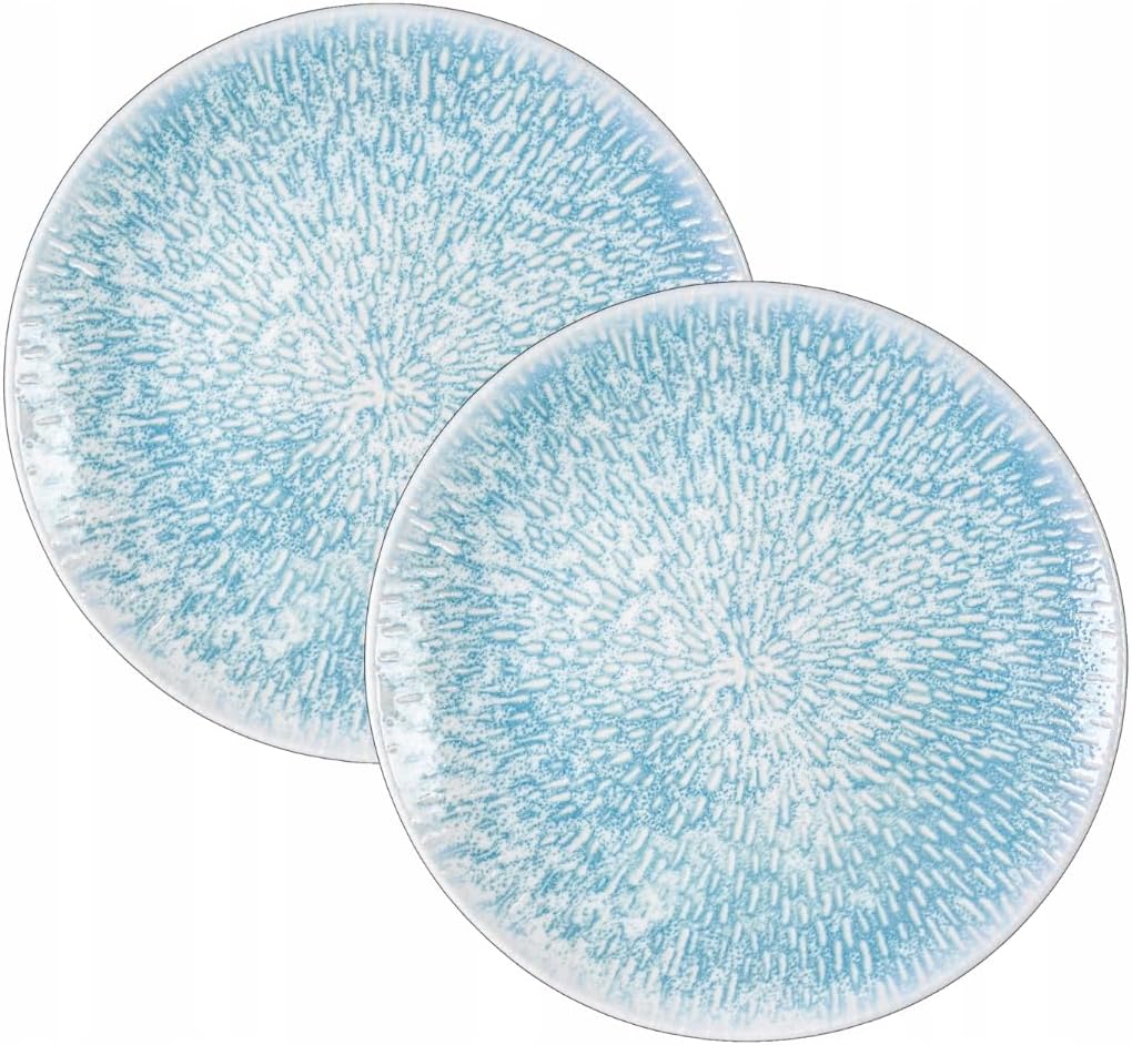 Wilmax Teller 27 cm 2er-Set Mehrfarbig aus Porzellan