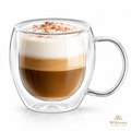 Wilmax Doppelwandiger Glasbecher 250 ml Transparent