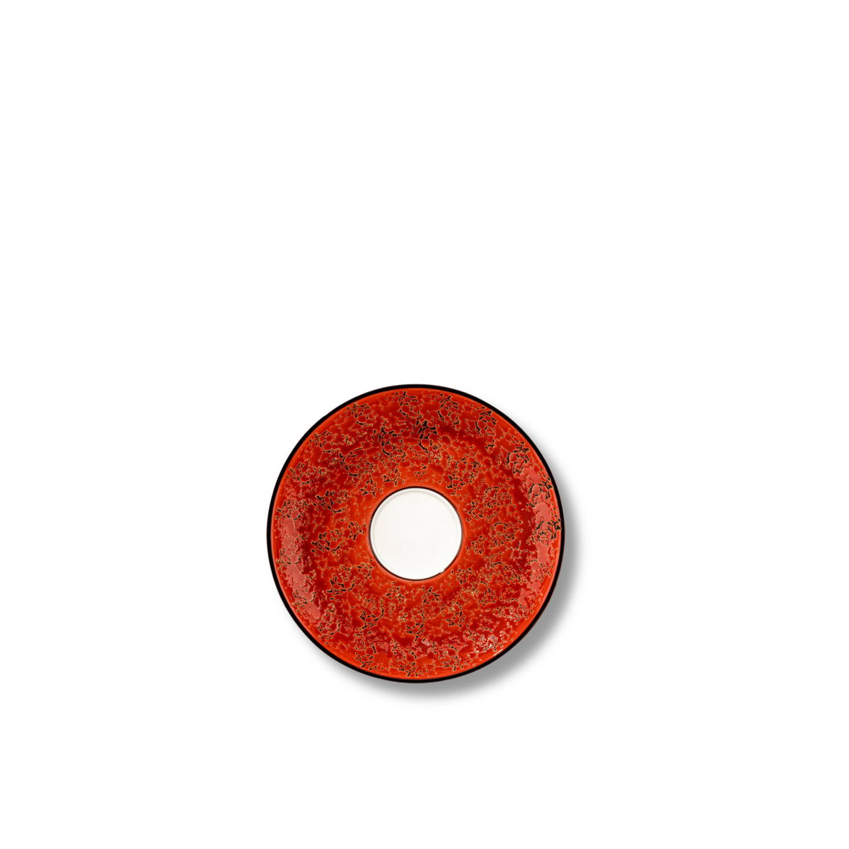 Wilmax Untertasse 11 cm Rot aus Porzellan