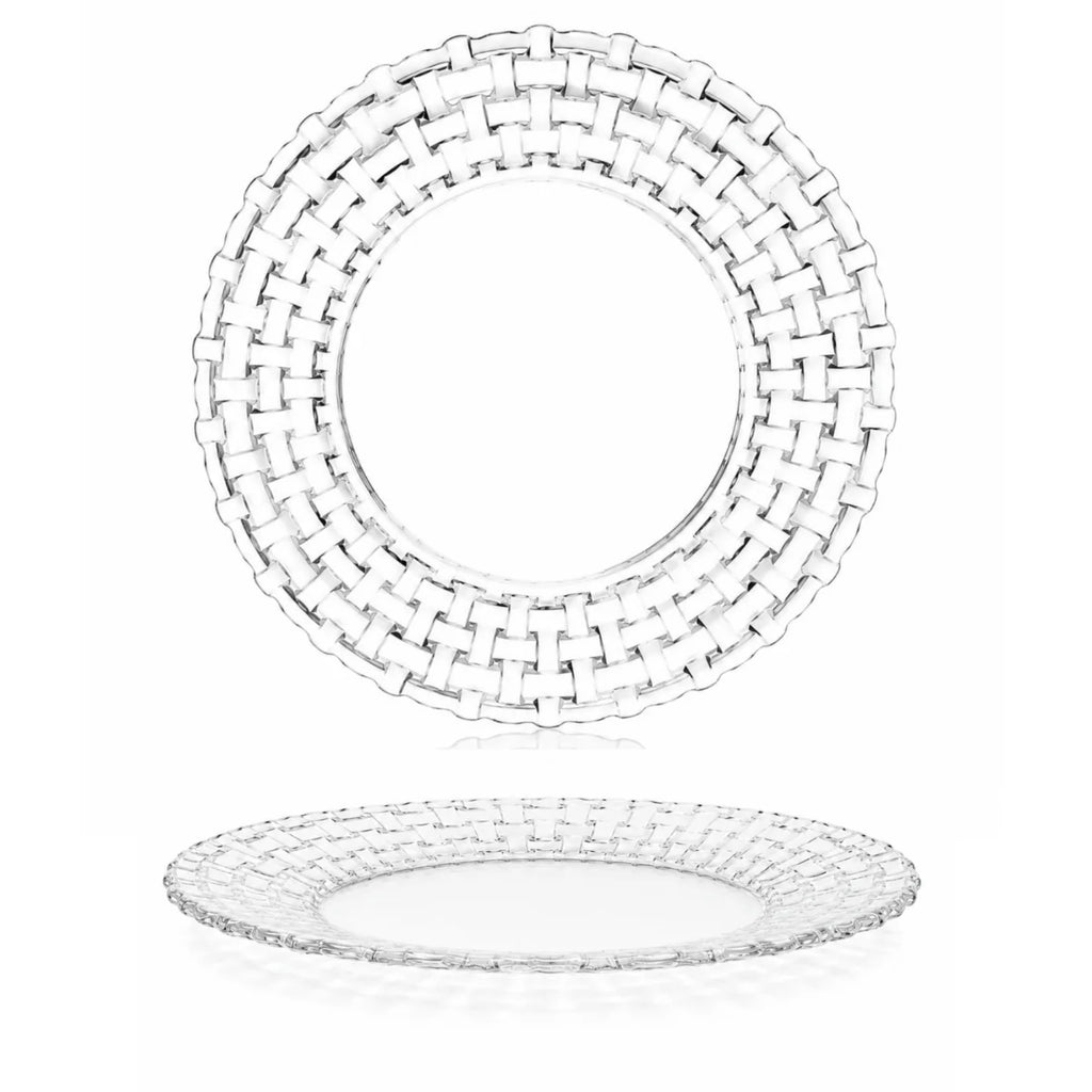 Wilmax Platzteller Ø 33 cm Transparent aus Glas