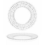 Wilmax Platzteller Ø 33 cm Transparent aus Glas