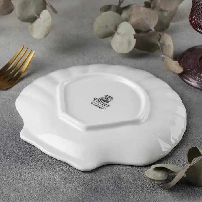 Wilmax Fischplate13 cm Weiß aus Porzellan