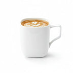 Wilmax Tasse 470 ml Weiß aus Porzellan