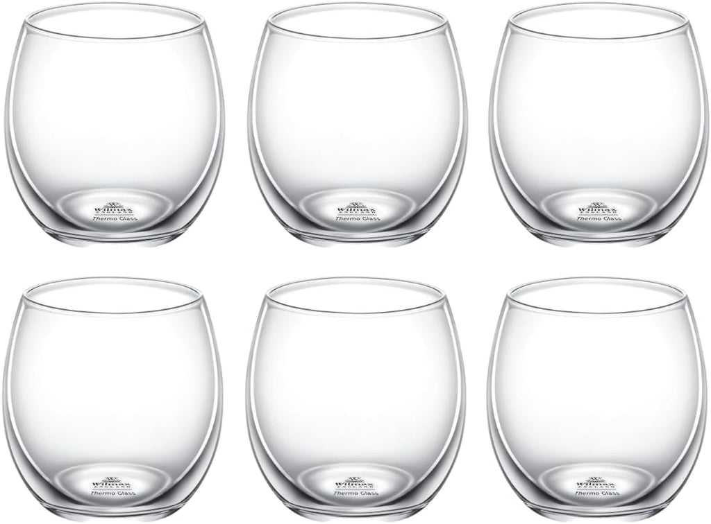 Wilmax Thermoglas 310 ml 6er-Set Transparent aus Borosilikatglas