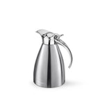 Wilmax Isolierkanne 1000 ml Silber aus Edelstahl