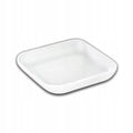 Wilmax Quadratische Schale 8,5 × 8,5 cm Weiß aus Porzellan