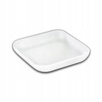 Wilmax Quadratische Schale 8,5 × 8,5 cm Weiß aus Porzellan