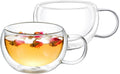 Wilmax Doppelwandiger Becher 300 ml 2er-Set Transparent