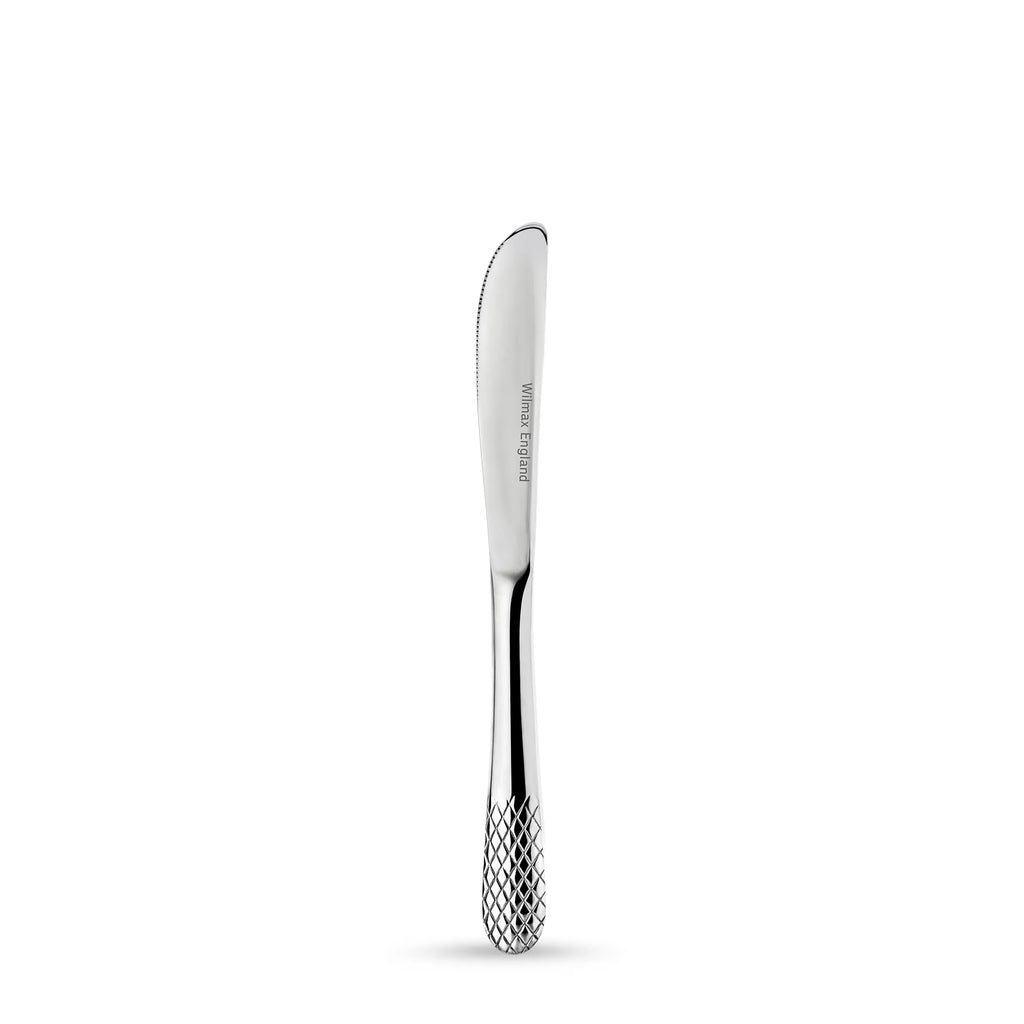 Wilmax Dessertmesser 20,5 cm Silber aus Edelstahl