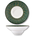 Wilmax Tiefer Teller 22,5 cm 1100 ml Grün aus Porzellan
