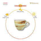 Wilmax Espressotasse 75 ml Pistazie aus Porzellan