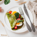 Wilmax Dessertteller 21,5 cm Weiß aus Porzellan