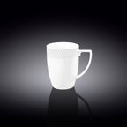 Wilmax Tasse 350 ml 2er-Set Weiß aus Porzellan