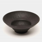 Wilmax Tiefer Teller 22,5 cm 1100 ml 2er-Set Schwarz aus Porzellan