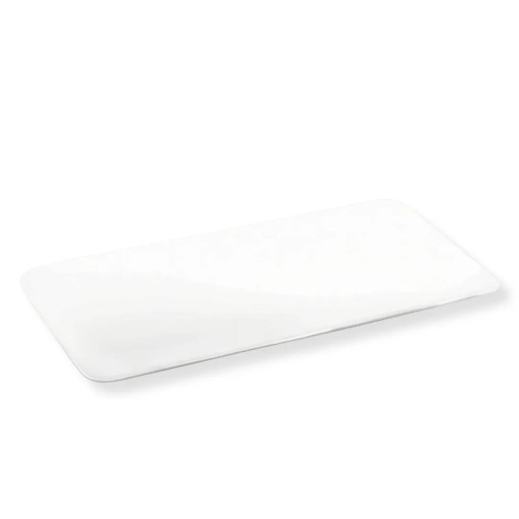 Wilmax Servierplatte 35,5 × 25 cm Weiß aus Porzellan