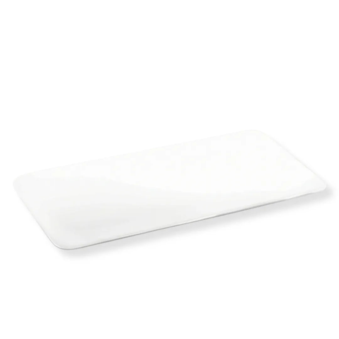 Wilmax Servierplatte 35,5 × 25 cm Weiß aus Porzellan