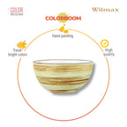 Wilmax Schale 1700 ml Pistazie aus Porzellan