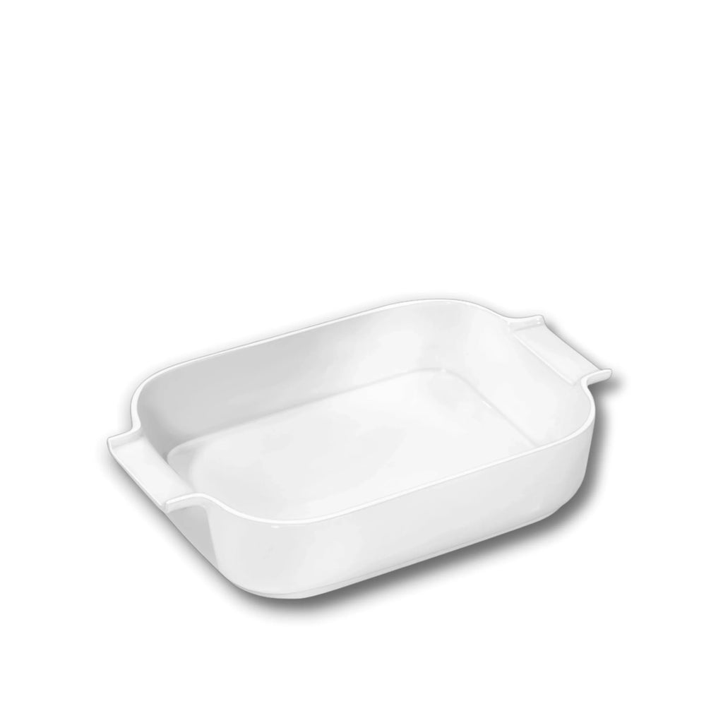 Wilmax Auflaufform mit Griffen 860 ml Weiß aus Porzellan