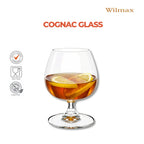 Wilmax Cognacglas 410 ml 6er-Set Transparent aus Wilmax Crystalline-Serie