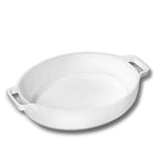 Wilmax Auflaufform mit Griffen 2730 ml Weiß aus Porzellan