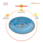 Wilmax Schale oval 25 cm Blau Porzellan WL-669640/A