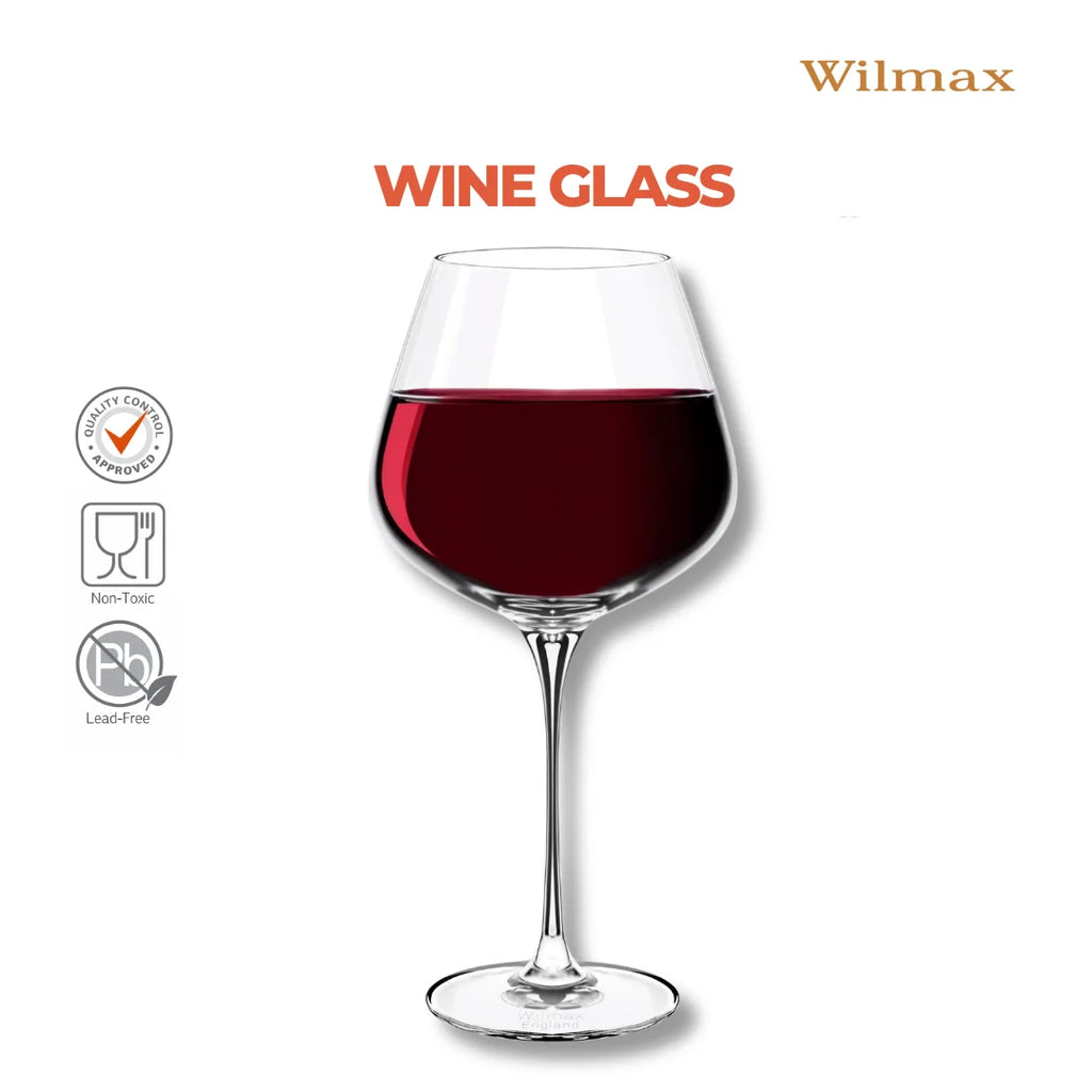 Wilmax Chardonnay Weinglas 880 ml 2er-Set Transparent aus Wilmax Crystalline-Serie