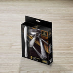 Wilmax Dessertmesser 20,5 cm 6er-Set Silber aus Edelstahl