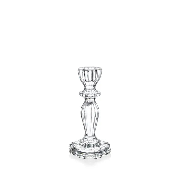Wilmax Kerzenhalter 15,5 × 8 cm Transparent aus Glas