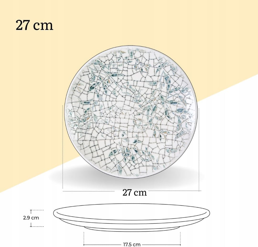 Wilmax Teller 27 cm Mehrfarbig aus Porzellan