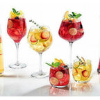 Wilmax Weinglas 360 ml Crystalline-Serie Transparent 6er Set WL-888009/6A