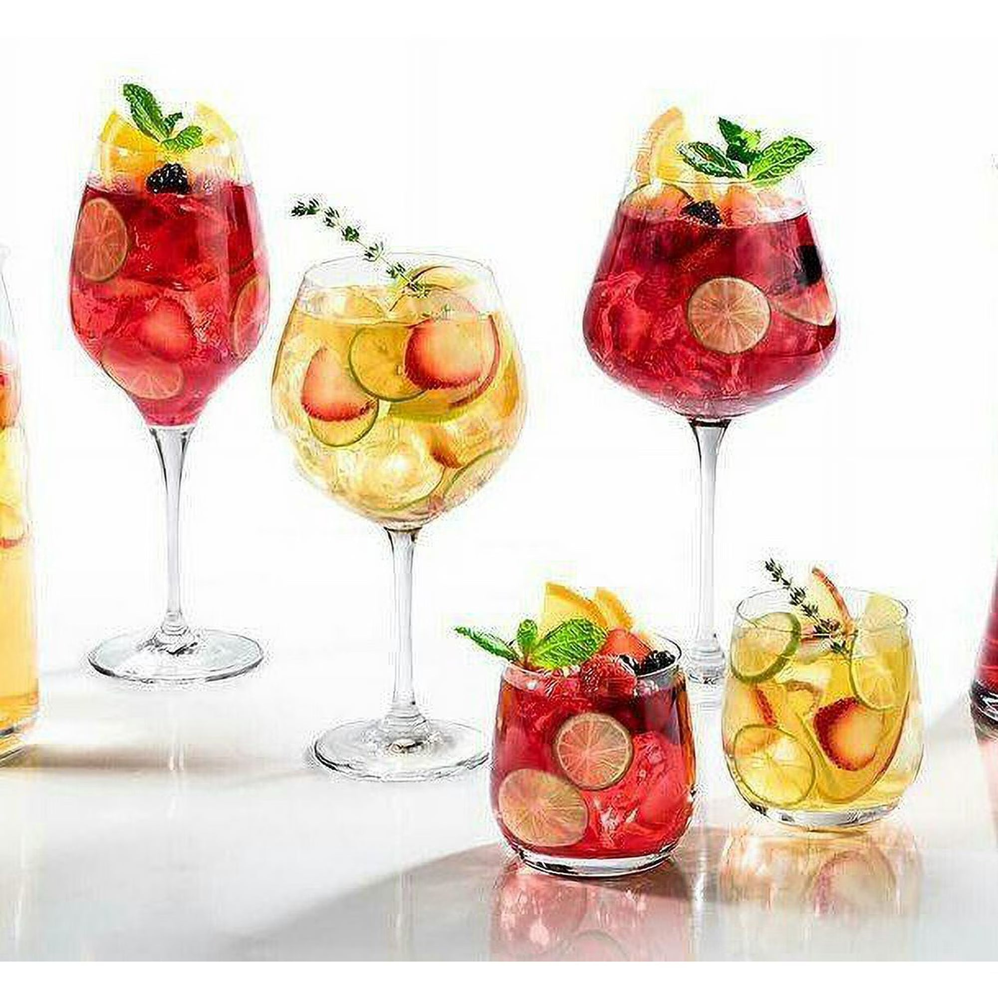 Wilmax Weinglas 360 ml Crystalline-Serie Transparent 6er Set WL-888009/6A