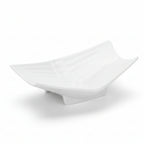 Wilmax Brotvase 23 cm Weiß aus Porzellan