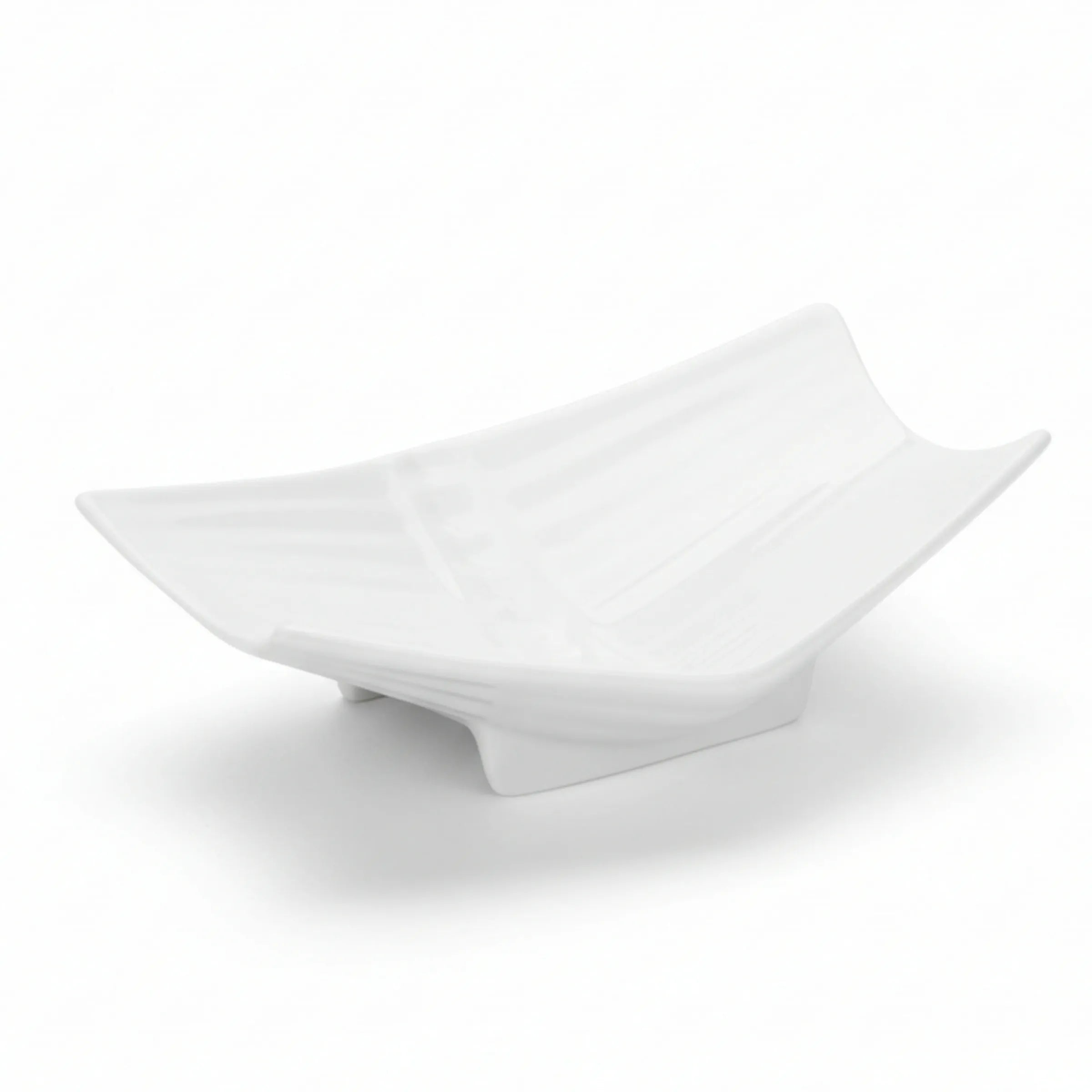 Wilmax Brotvase 23 cm Weiß aus Porzellan